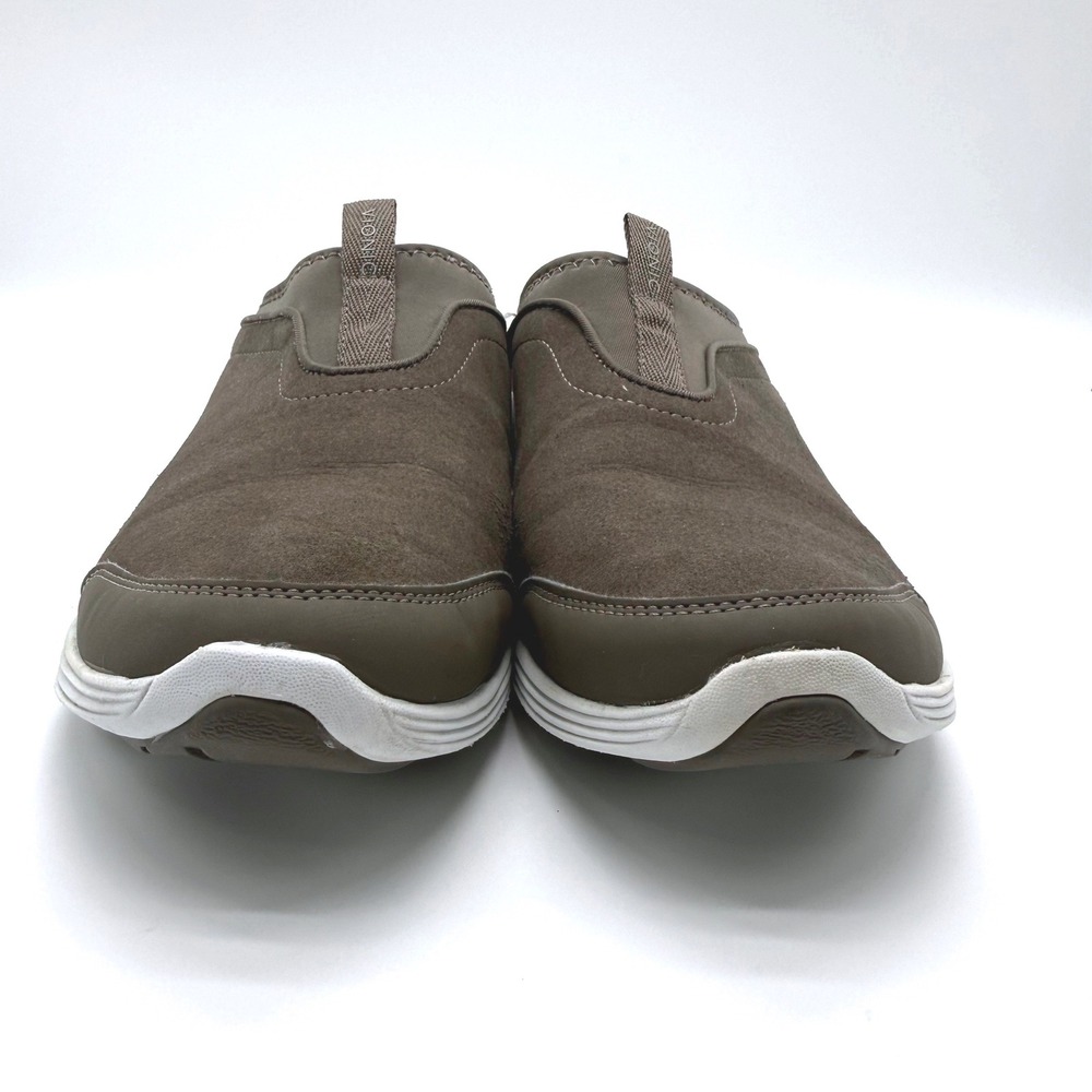 Vionic Adell Brown Suede Slip On Mule Sneakers ASR1753 Womens 11 Wide Orthotic - Picture 3 of 9